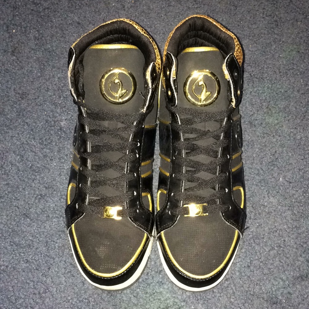 Like new size 9 Baby Phat high top sneakers